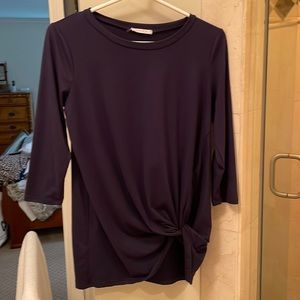 3/4 sleeve navy t-shirt